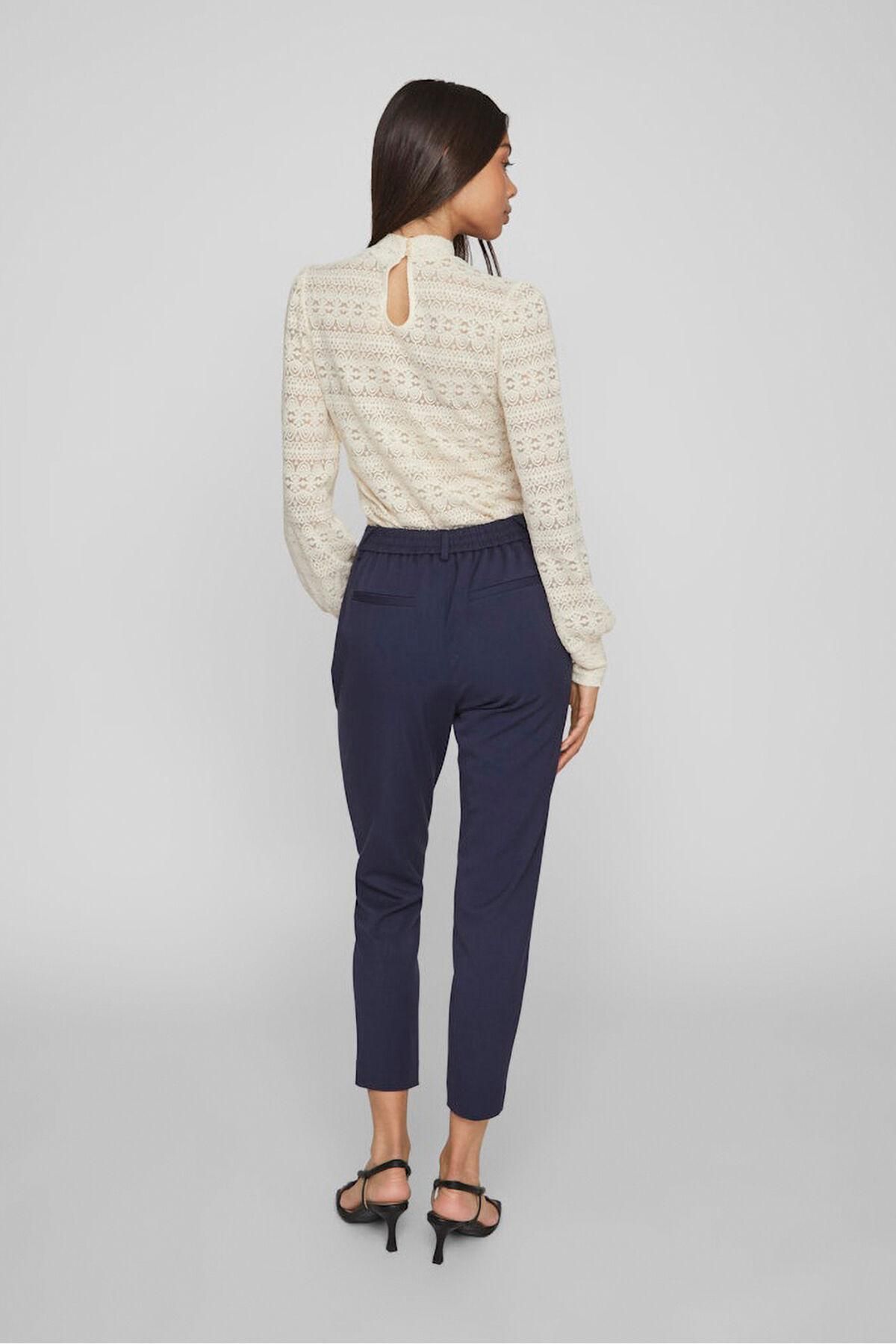 빌라 슬림핏 테크니컬 네이비 카프리 팬츠 6398172 AZUL MARINO - 상세 이미지 5