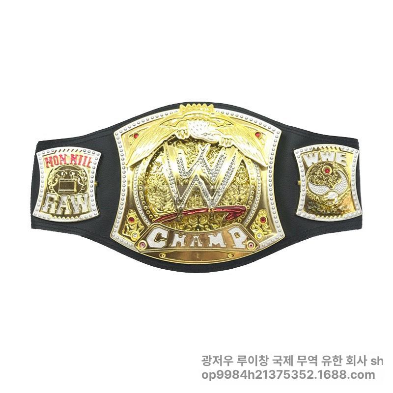 금색 허리띠 모형 복싱 격투기 전투용 남성 전용 모델 W 로고 벨트 이미지 6