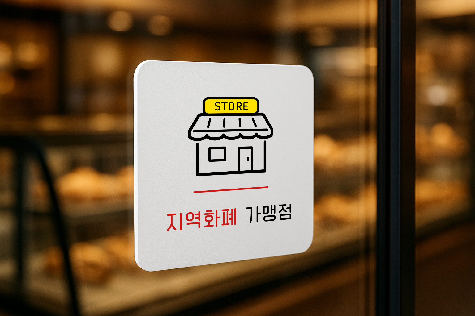 지역화폐 가맹점 표지판 사용처 안내판 표찰 안내 009 100x100 - 상세 이미지 3
