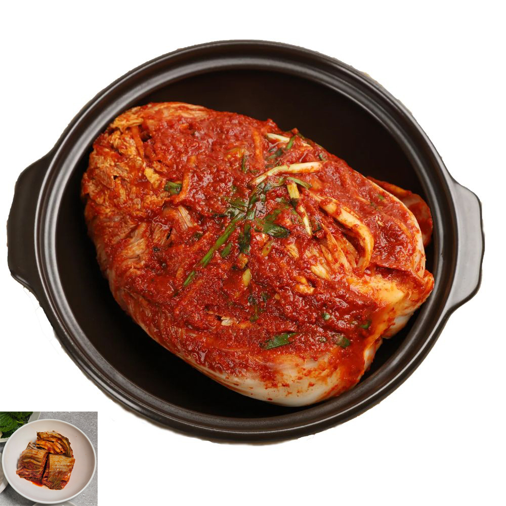 HACCP 국내산 포기김치(국산 재료) 아삭칼칼 밥도둑 김치 1kg - 상품 이미지