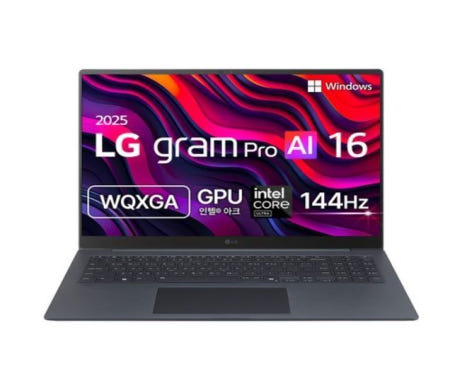 LG전자 LG전자 2025 그램 Pro AI 16 WQXGA, 애로우레이크, 타이탄 블루, 256GB, 16GB, WIN11 Home, 16Z90TP-GA5BK