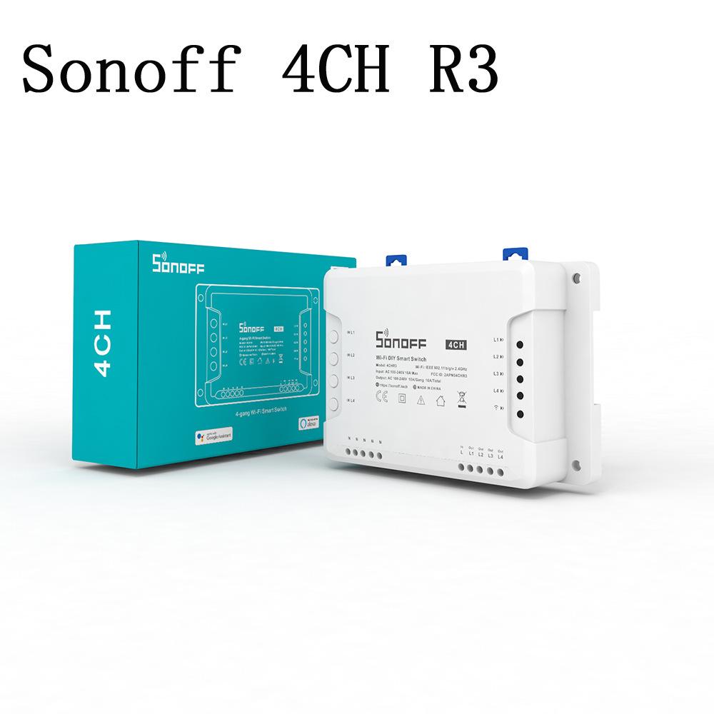 SONOFF R3 스마트 스위치 다중 채널 원격 제어 타이머 4CH R3 - 상품 이미지