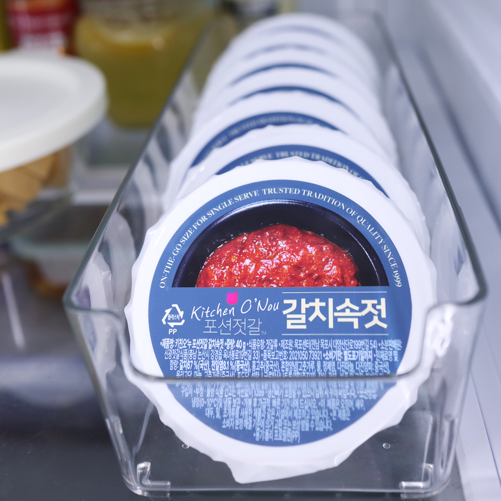 강경 오늘식탁 갈치속젓 소포장 포션 젓갈 캠핑 여행 도시락 40g, 5개 이미지 6