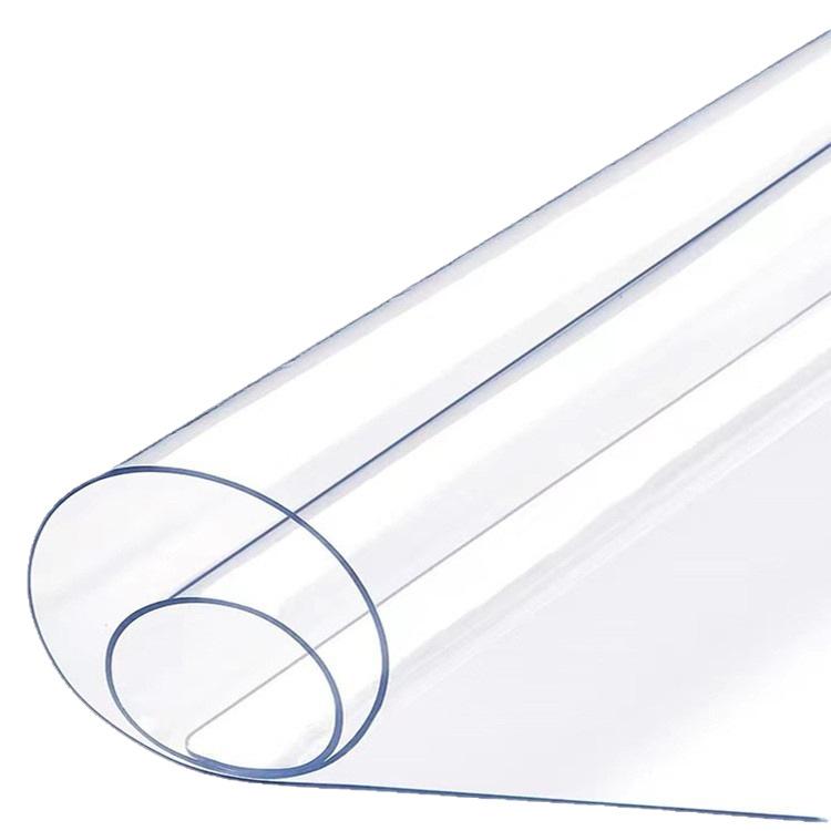 투명 pvc 소프트 매트 식탁 테이블 유리대용 방수 필름 x 0.15mm 두께x1.2m - 상품 이미지