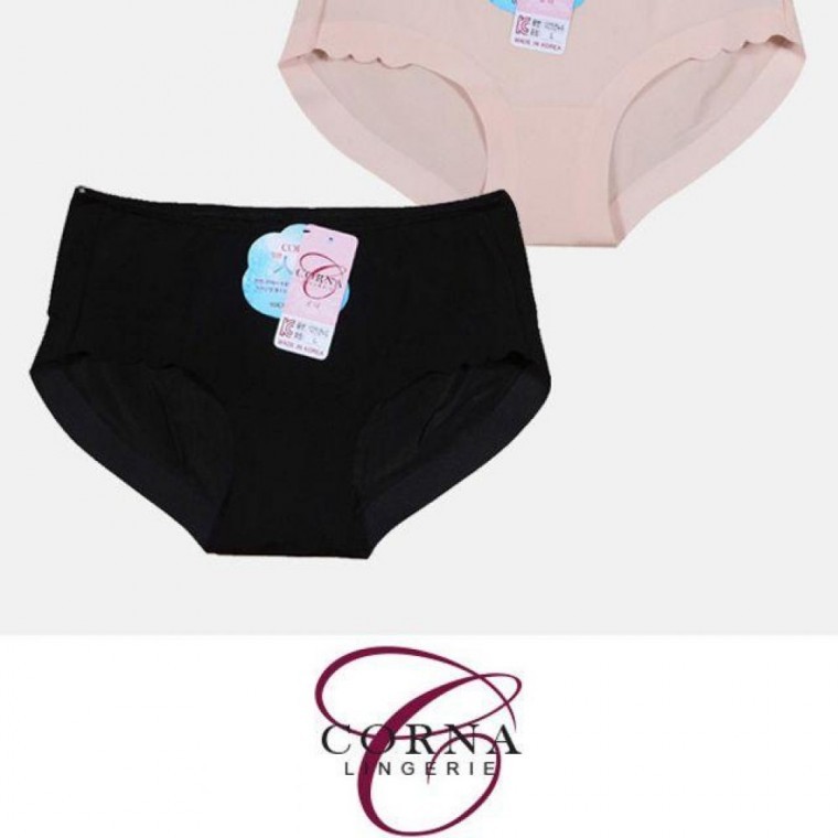 인견소재 쾌적한 햄라인 여자 누디 삼각 팬티 청결감 - 상품 이미지