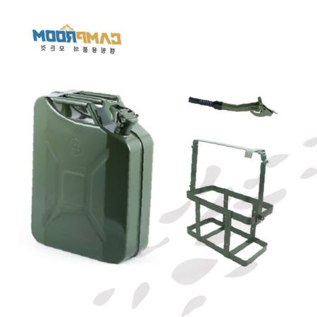 철재 연료통 휘발유 등유 경유 보관 야외 캠핑 차량 비상용 금속 제리캔 연료 저장