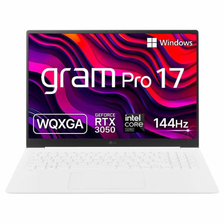 LG전자 2024 그램 Pro 17 코어 울트라5, RTX 3050, 에센스화이트, 256GB, 16GB, WIN11 Home, 17Z90SP-EA5CK