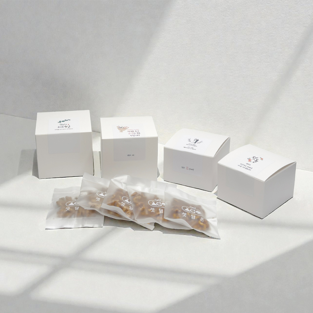 셋담은 수제 호두정과3봉(50g) 피칸정과2봉 생강호두정과2봉 선물 답례품 이미지 8