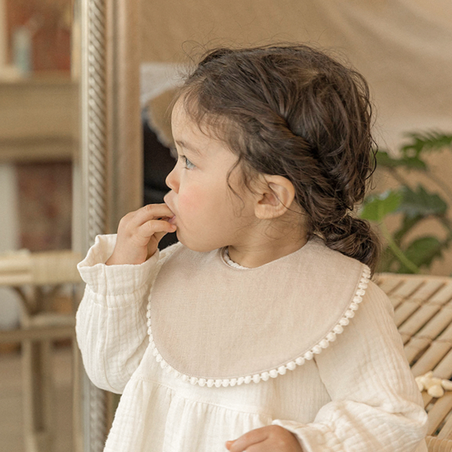빌리 소프트 오가닉 아기 턱받이 신생아 빕 침받이 순면 베이직 기본템