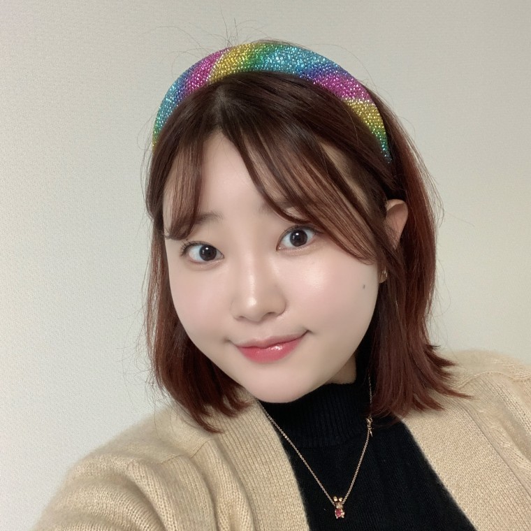 블링블링 보석 펄 헤어밴드 레인보우 반짝이 머리띠 - 상품 이미지