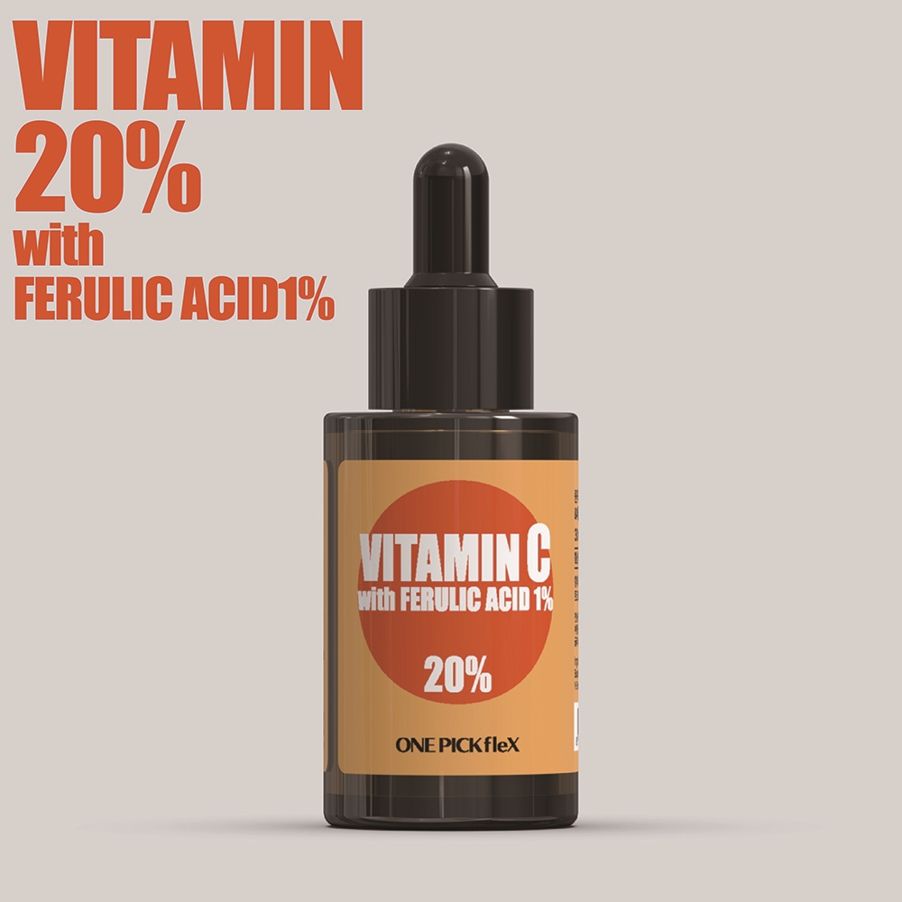 비타민C원액 20% 30ml 원픽플렉스 항산화 피부탄력 미백 피부톤개선 - 상세 이미지 2