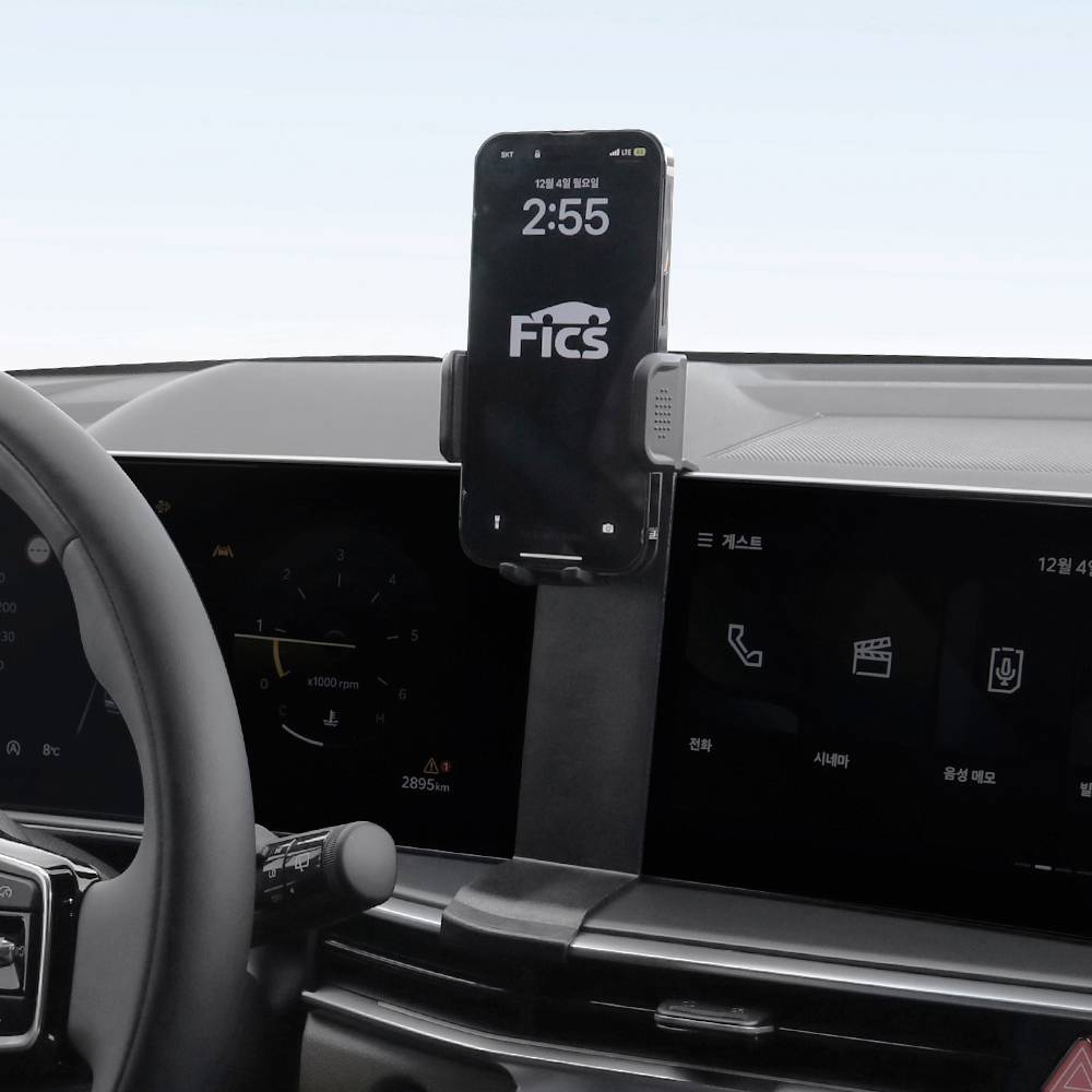 픽스 더 뉴 쏘렌토 4세대 MQ4 페이스리프트(24년식 이후) 전용 차량용 핸드폰 거치대 중앙 마운트
