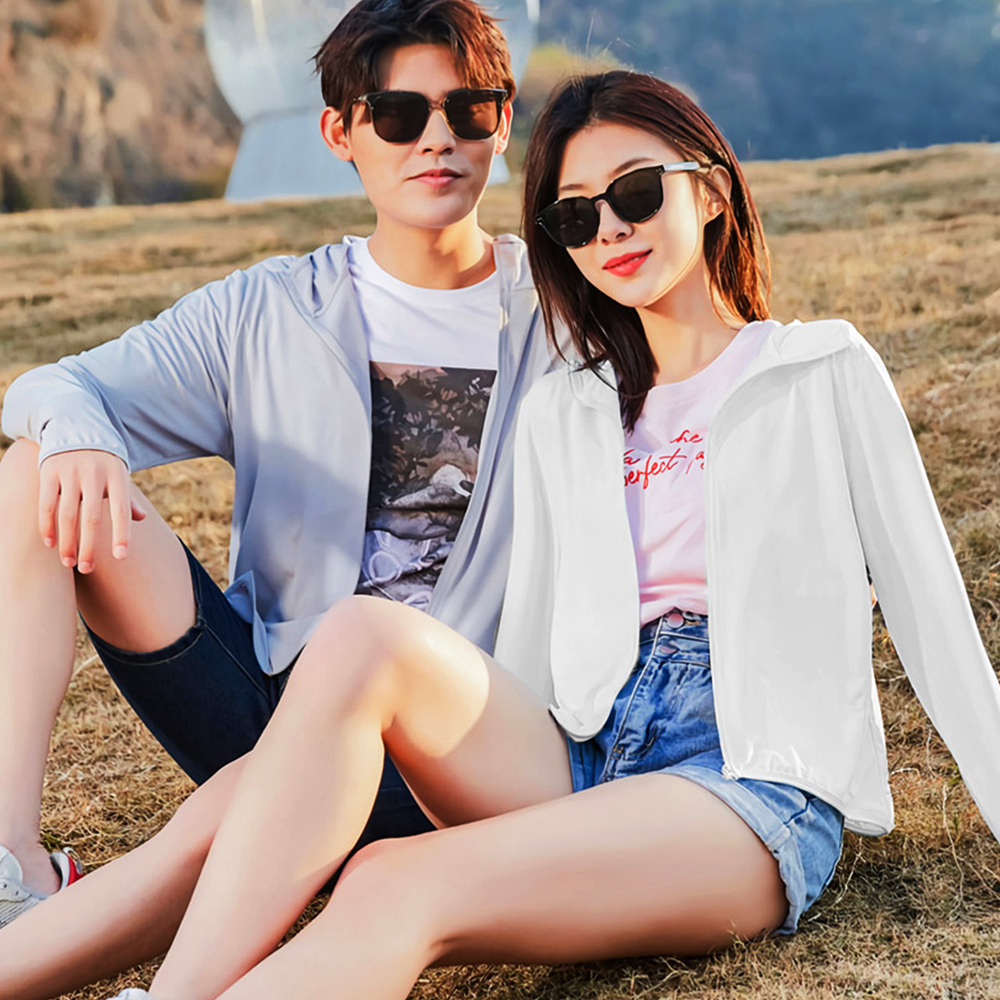 초경량 집업 래쉬가드 자외선차단 후드 비치웨어 - 상세 이미지 5