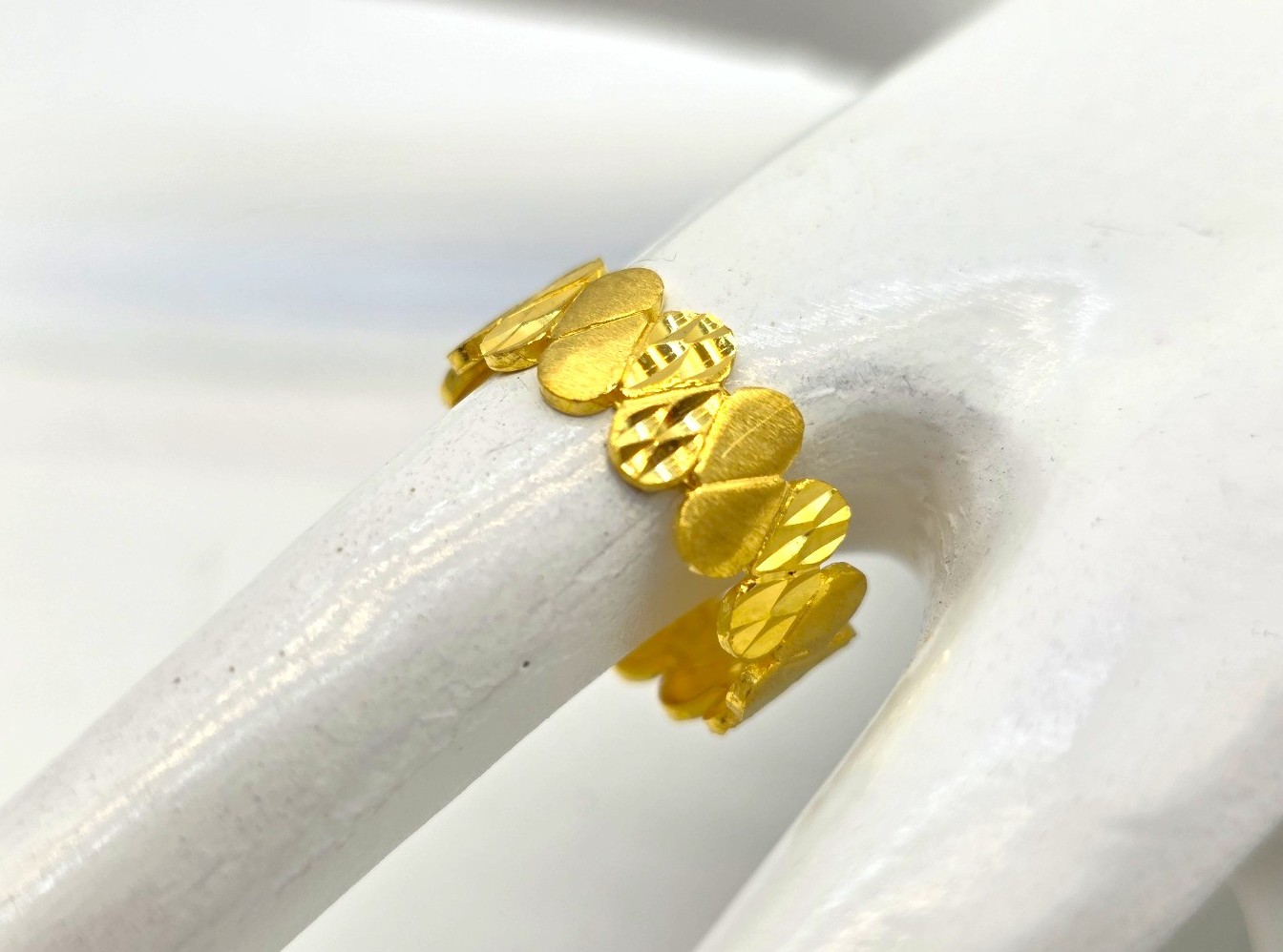 24K 순금 3.75g(1) 하프 매트 반지 - 상세 이미지 3