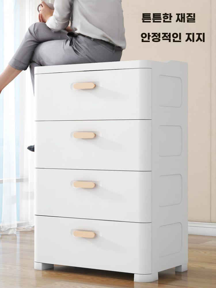 서랍형 플라스틱수납장 다층정리함 의류장난감 보관박스 - 상세 이미지 2