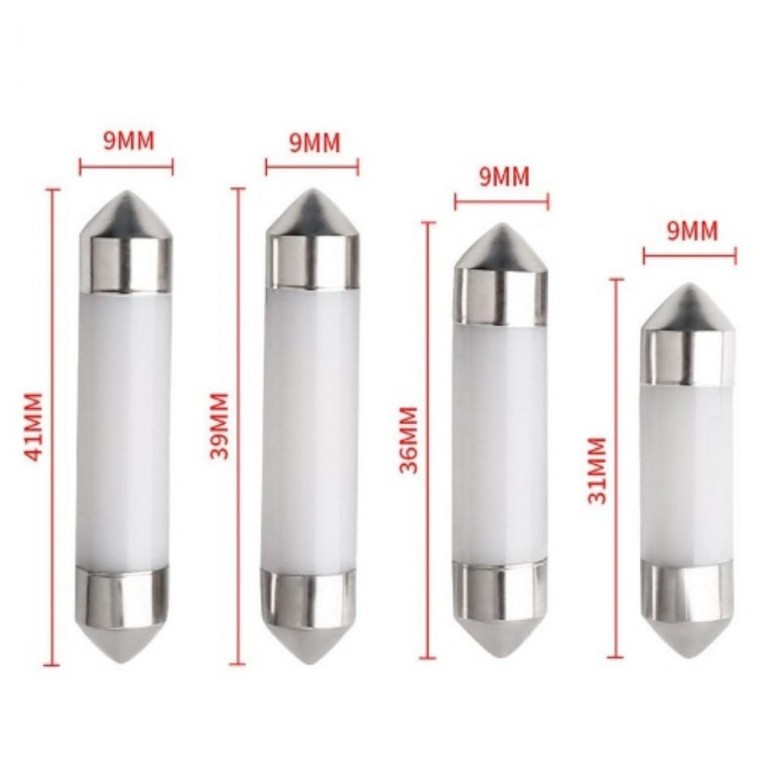 LED 램프 31mm 36mm 39mm 41mm 중앙등 자동차 실내등 - 메인 이미지