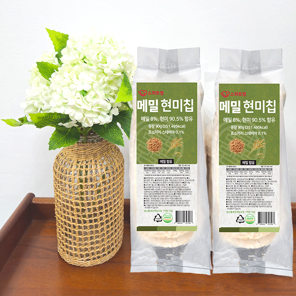 스위트영 메밀현미칩 90g 5봉 - 상세 이미지 4