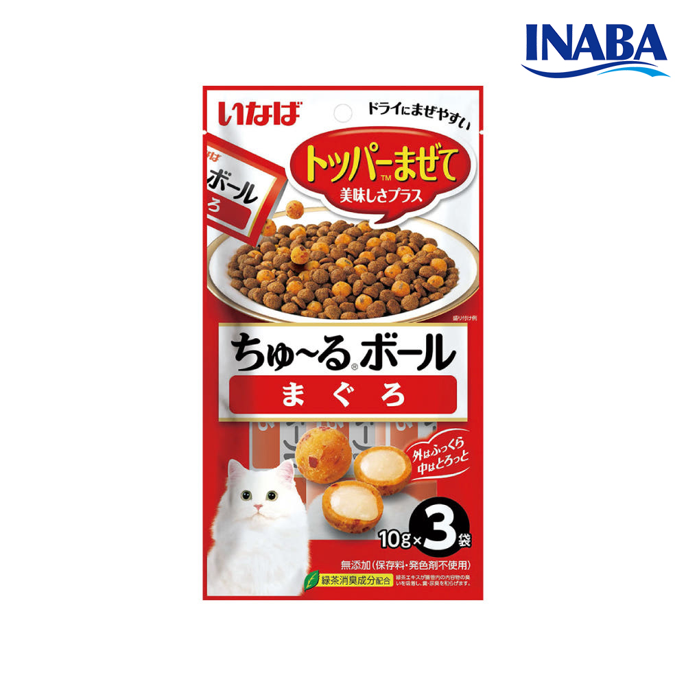 이나바 챠오 츄르볼 토퍼 고양이 간식 QSC-321 참치, 30g, 1개