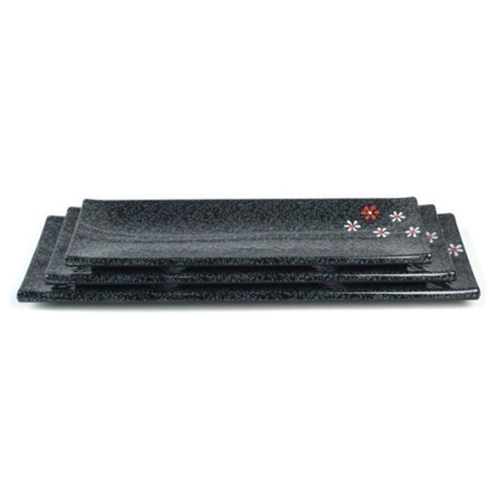 내추럴직사각접시 그릇 고급 한정식 멜라민 DS-5995 - 메인 이미지