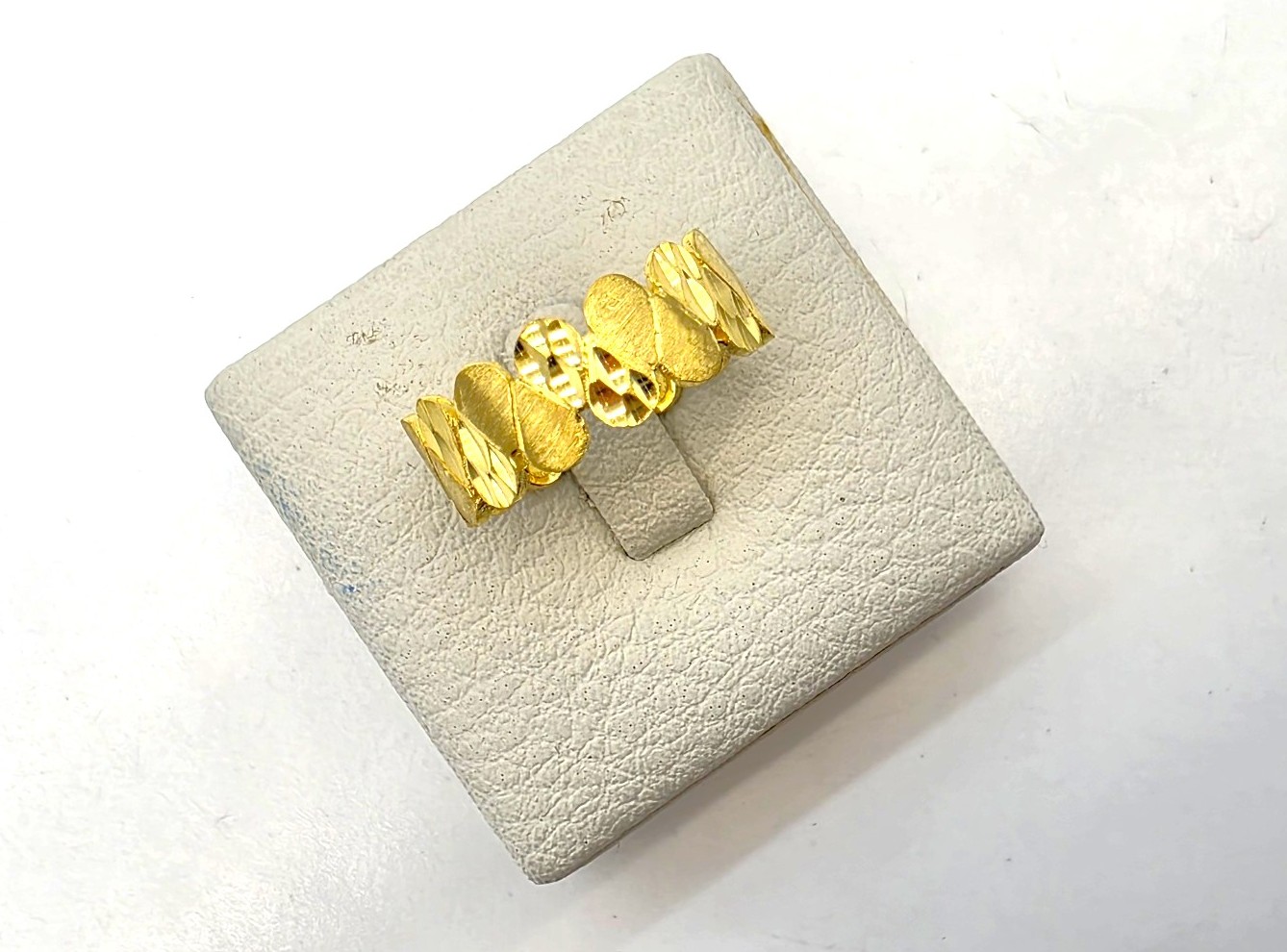 24K 순금 3.75g(1) 하프 매트 반지 - 상세 이미지 4