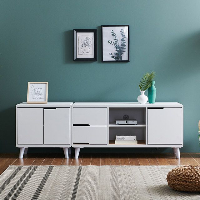 가구의서 윌리 1200+600 거실수납장 세트 1785x400x585mm