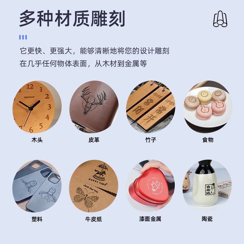 레이저 조각 자동 각인기계 각인기 금속 마킹기 목재 - 상세 이미지 2