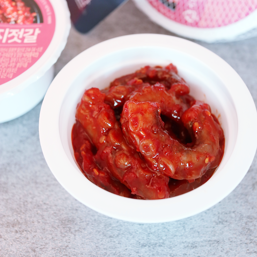 강경 오늘식탁 낙지젓갈 소포장 포션 젓갈 캠핑 여행 도시락 60g, 10개 - 상세 이미지 3