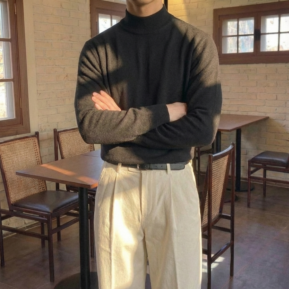 남자목폴라티 남자목티 반목폴라 - 상세 이미지 5