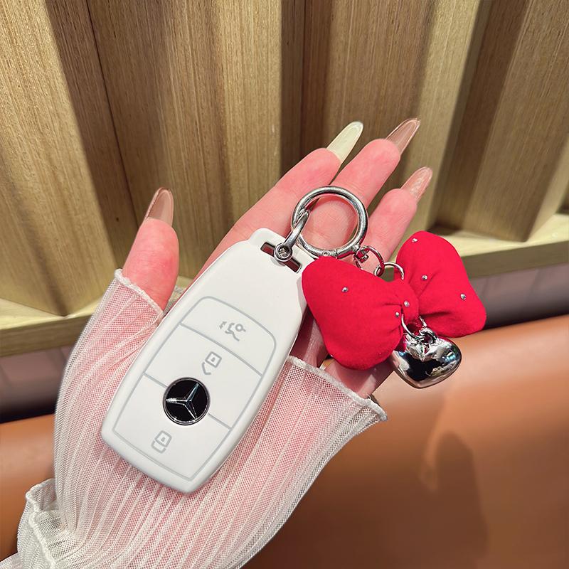 E300L C260L C200L A200L GLE350 GLB220 GLC GLA 무광화이트+빈티지브라운가죽스트랩 - 상세 이미지 3