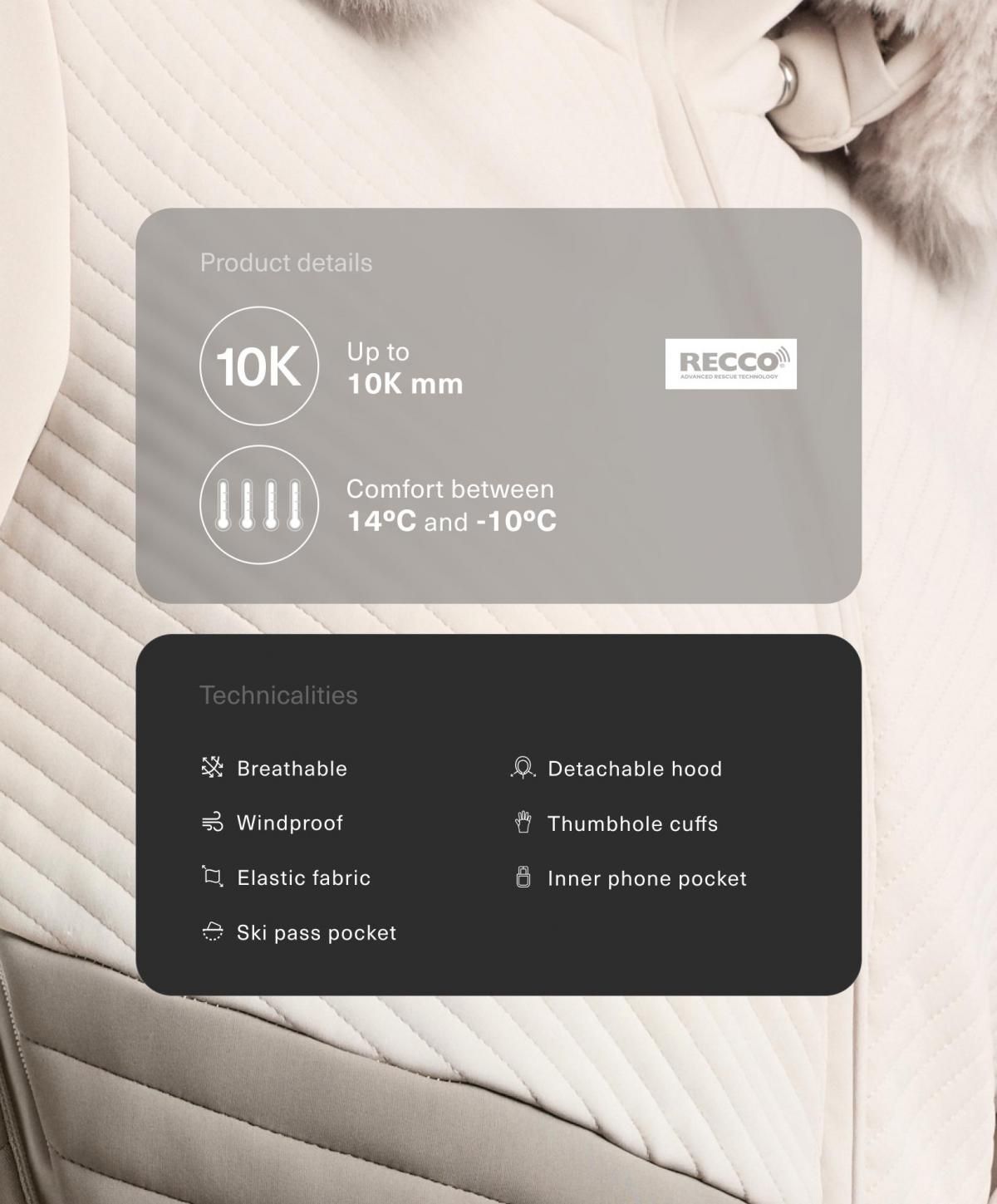 오이쇼 테크니컬 방수 컬러블록 스키 점프수트 3952/626 PALEMINK - 상세 이미지 3
