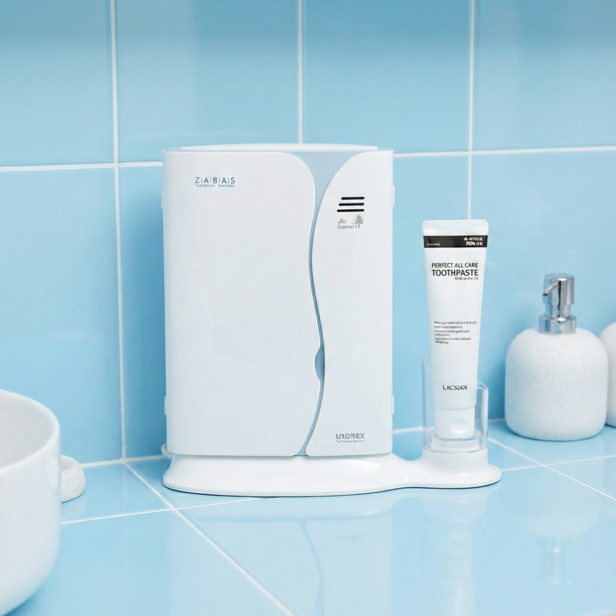 칫솔살균기 음이온 공기청정 칫솔살균 건조기 소독기 UTC-9400 유토렉스