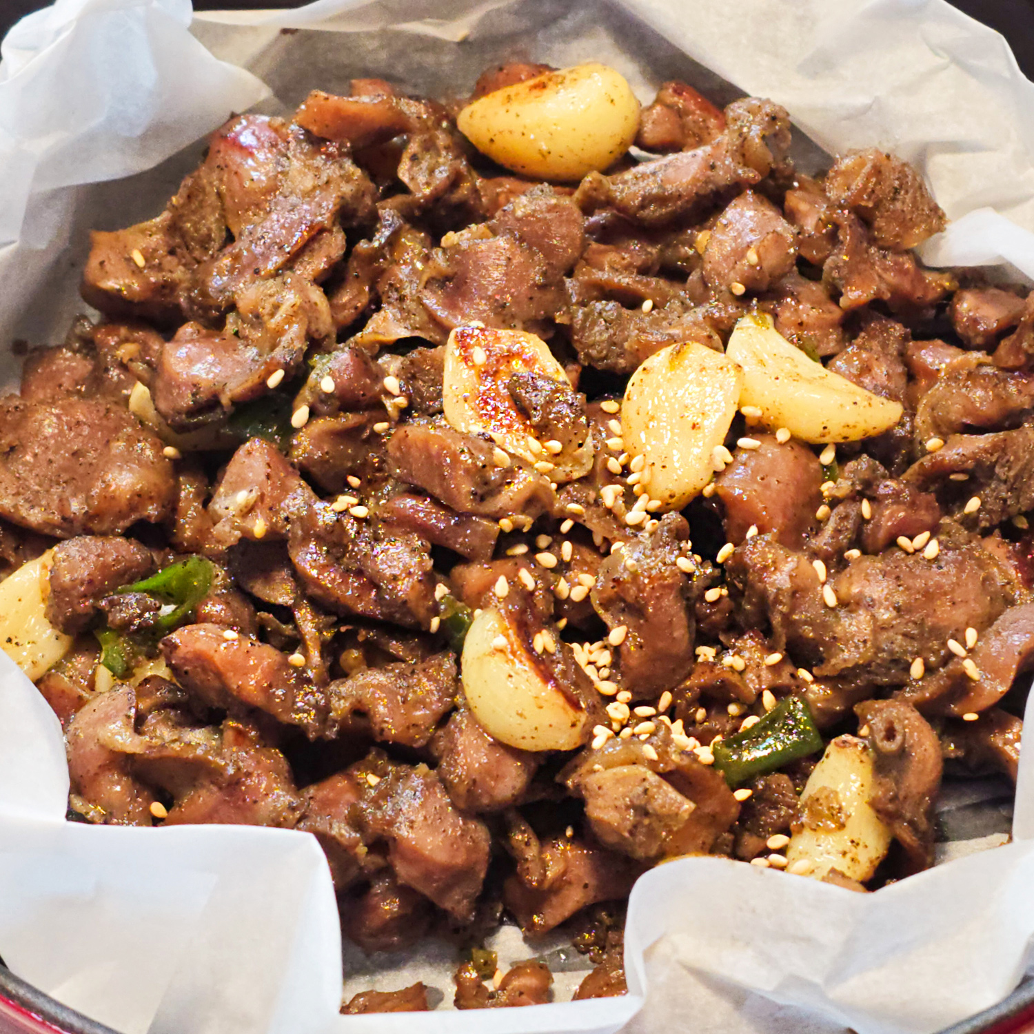 집콕집국 마늘 닭똥집볶음 외 베스트 볶음요리 찜요리 야식 술안주 캠핑음식 - 상품 이미지