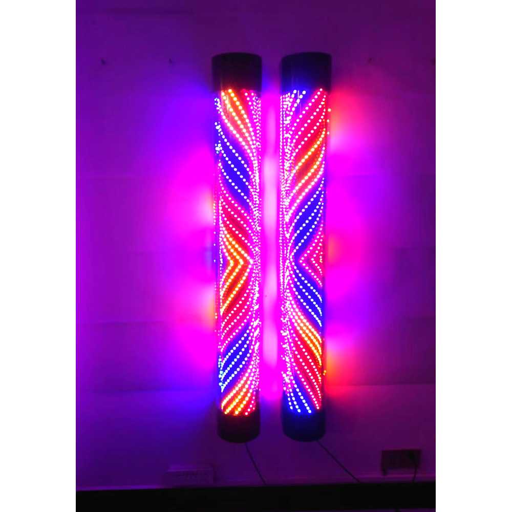 이발소 사인볼 LED 방수 색상 미장원 돌출 벽걸이 이미지 6