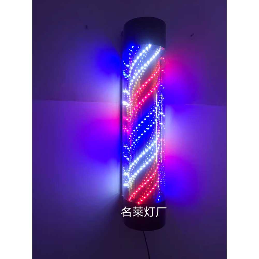 이발소 사인볼 LED 방수 색상 미장원 돌출 벽걸이 - 상세 이미지 3