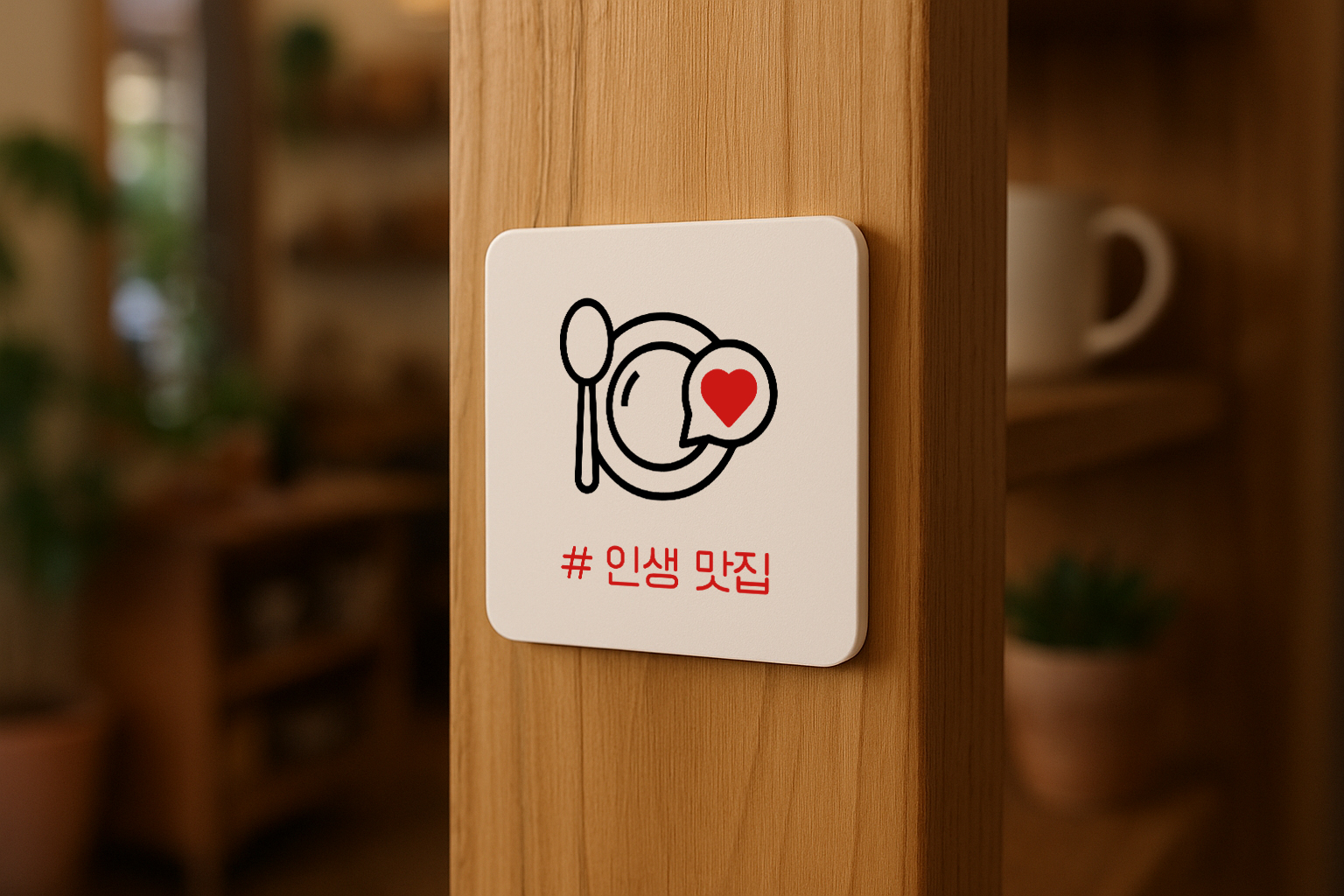 인생 맛집 표지판 안내판 표찰 안내 011 100x100 - 상세 이미지 2