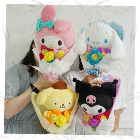 캐릭터 인형 꽃다발 폼폼푸린 졸업식 생일선물 기념품 축하용품