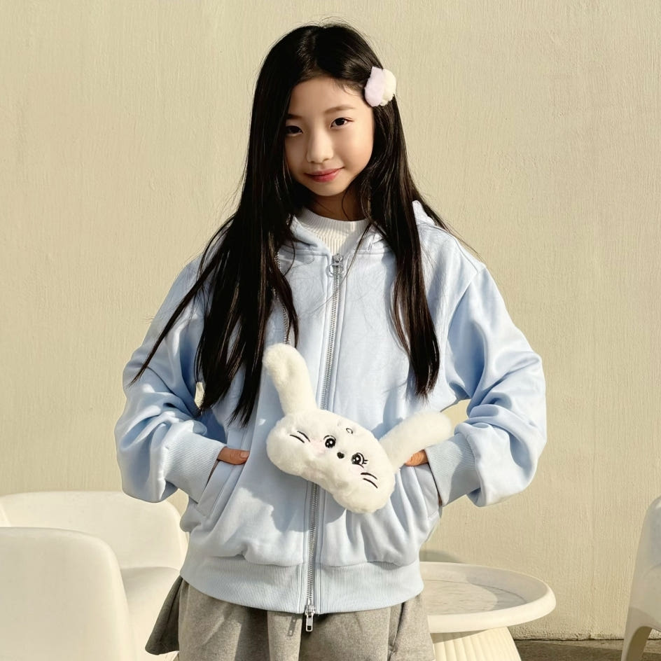 더데이걸 뽀송 래빗 귀달이 후드 집업 TGJM24T07_7358 가격 비교 더데이걸 공식스토어 더데이걸 뽀송 래빗 귀달이 후드 집업 TGJM24T07_7358