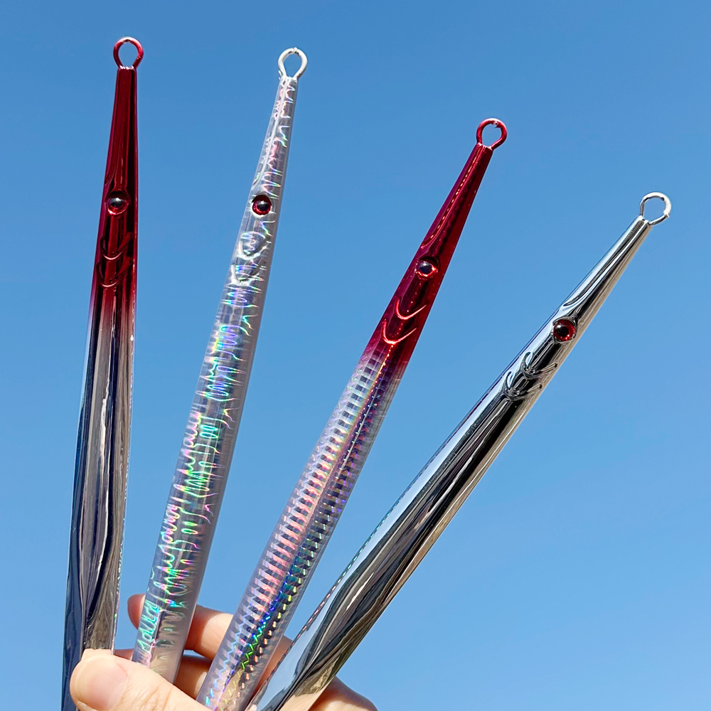 2025년 뉴 하이앤드 롱 메탈지그 롱지그 비대칭 방어 부시리 대구 지깅 280g 28cm - 상세 이미지 3