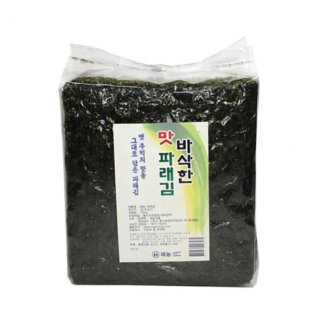(면)해농 맛파래김100매(180g) - 메인 이미지
