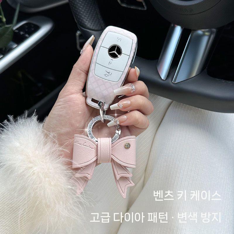 이쁜 키케이스 GLE GLC C클래스 신형 차키커버 커버 섹션 A 키 확인 - 상세 이미지 3