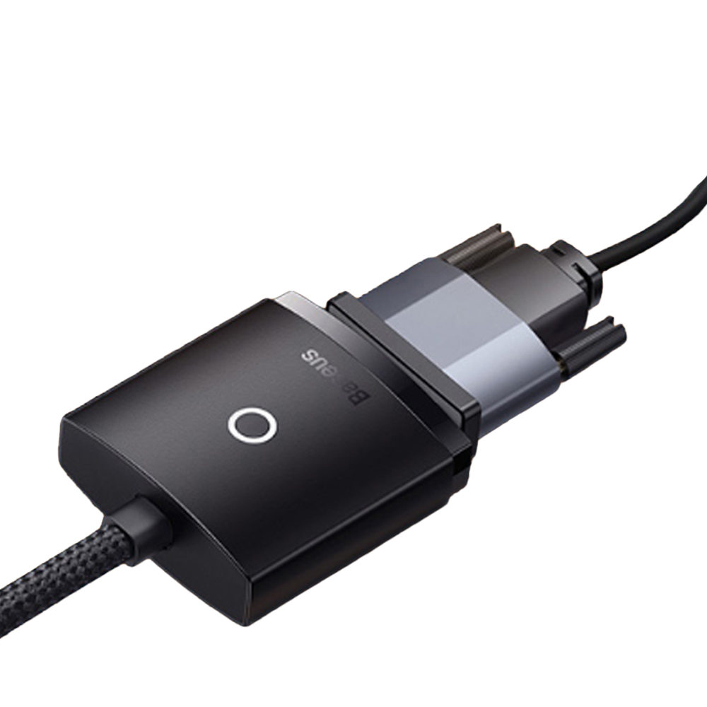 베이스어스 HDMI to VGA 변환 케이블 젠더 휴대용 노트북 데스크탑 모니터 연결 - 상세 이미지 2