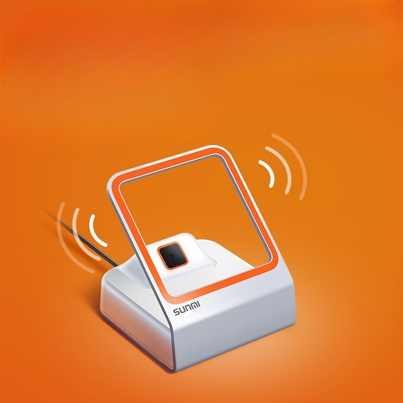 2D 1D QR 바코드스캐너 탁상형 USB 고성능 모바일 결제 매장 학원 병원 출입관리 - 상세 이미지 4
