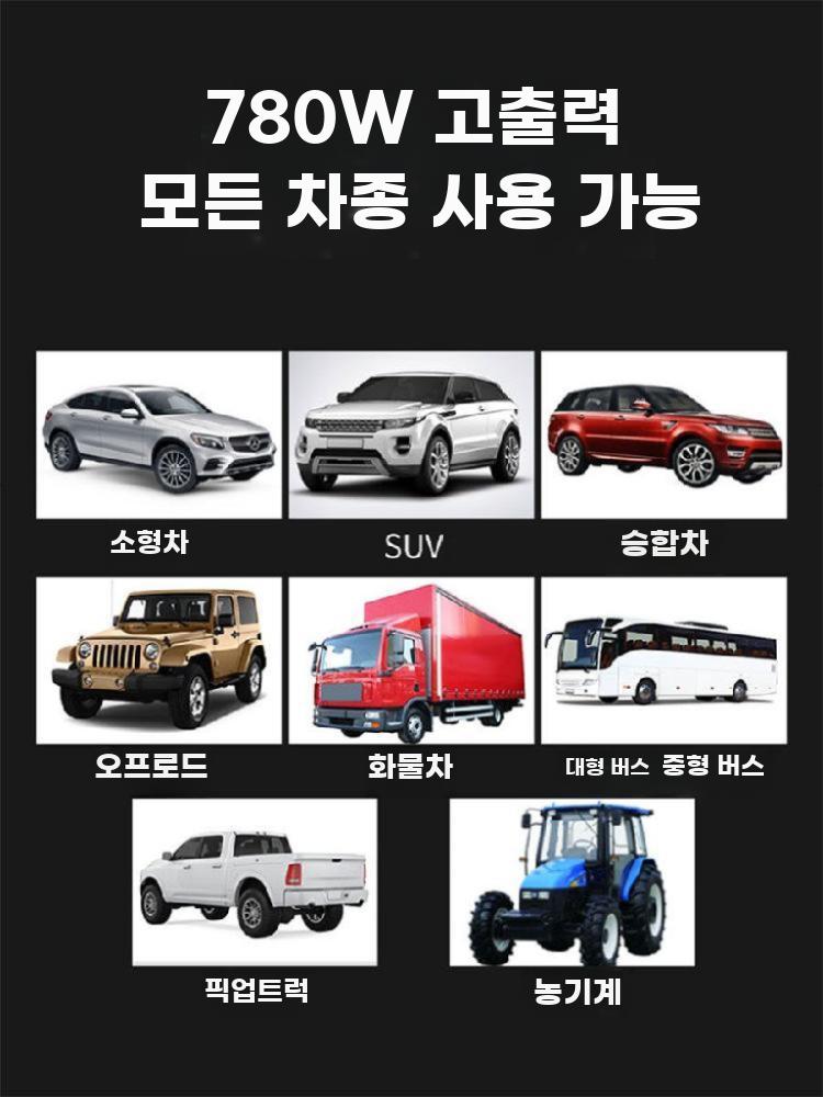 12V 듀얼실린더 고압 차량용 대용량 자동차 에어펌프 - 상세 이미지 2