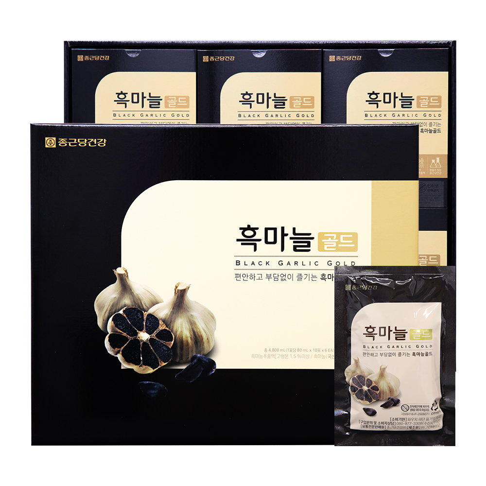 종근당건강 흑마늘 골드 60포, 6개월분 - 상품 이미지