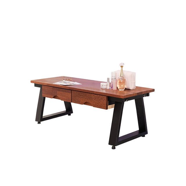 가구의서 CZ3134B 원목 낮은 서랍테이블 900x350x420mm