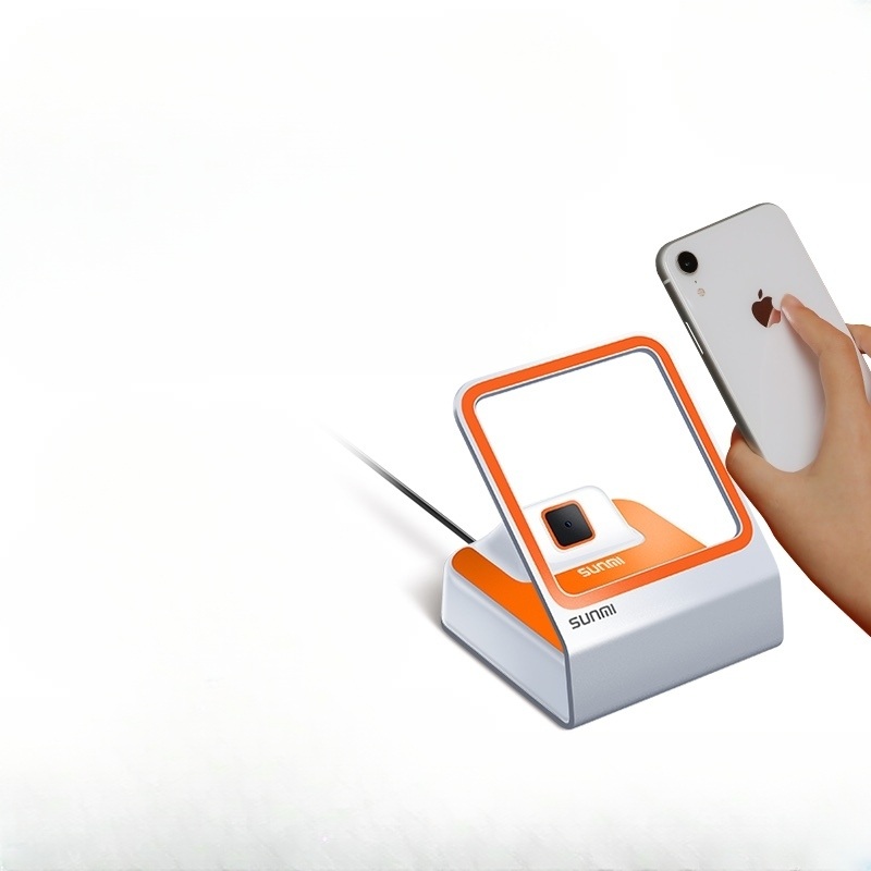 2D 1D QR 바코드스캐너 탁상형 USB 고성능 모바일 결제 매장 학원 병원 출입관리 - 상세 이미지 2
