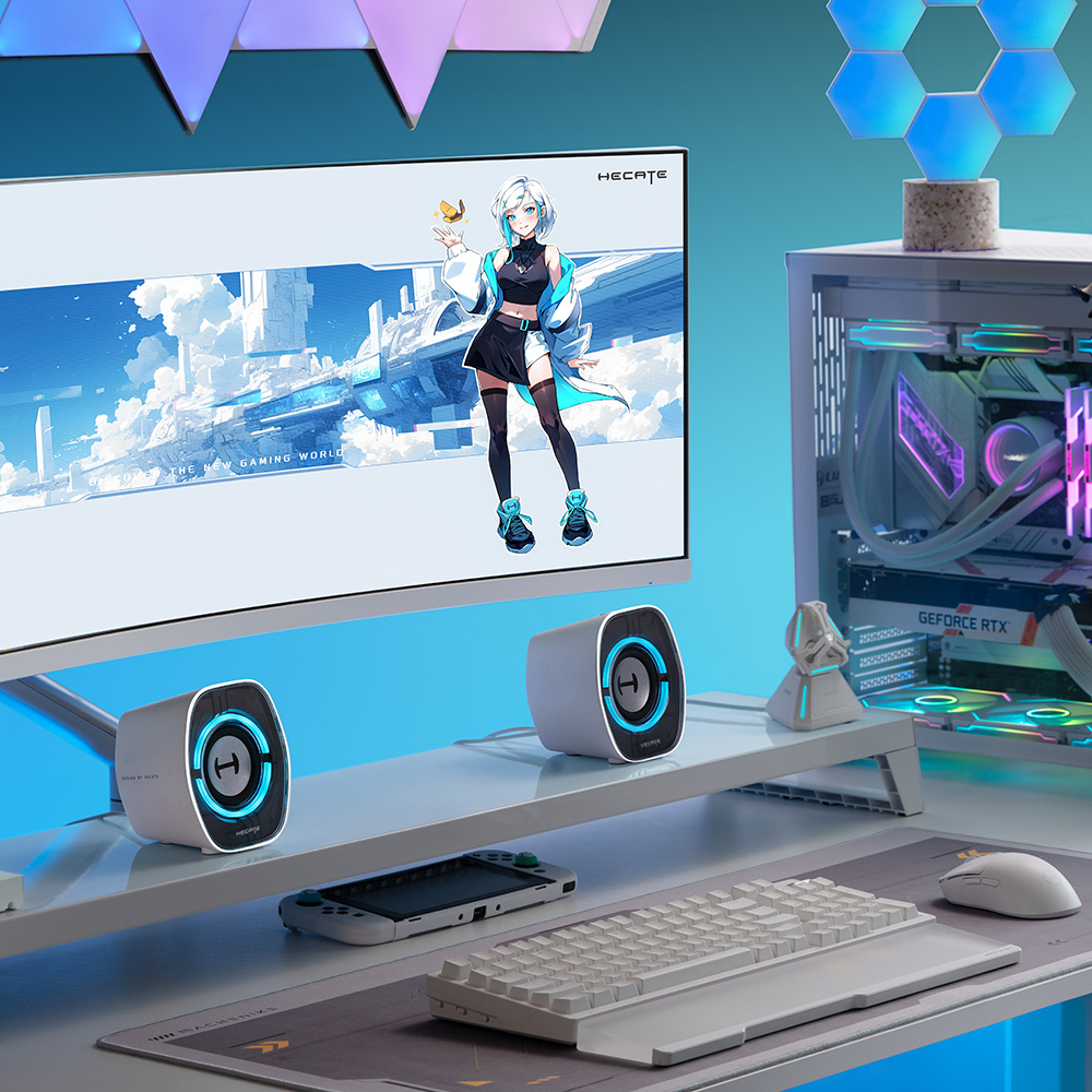 [EDIFIER] 에디파이어 G1000 II 고성능 데스크탑 게이밍 스피커 4W 화이트 - 상세 이미지 3