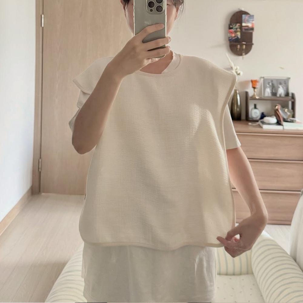 [베이비소풍] 엄마 턱받이 2세대 / 육아 앞치마 침받이 수유 트림 패드