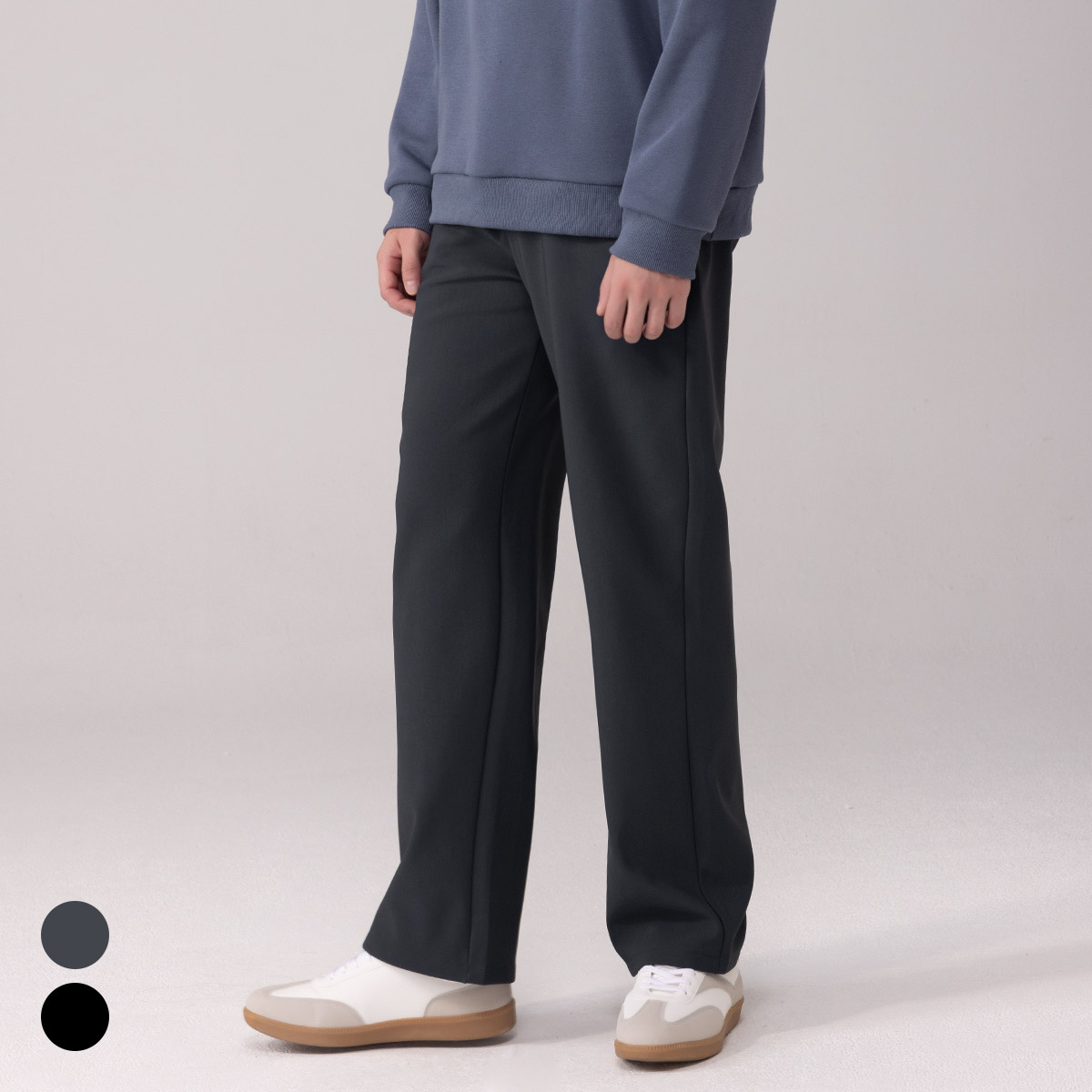 에버라스트 남자 와이드 팬츠 기모 겨울 바지 제품 이미지