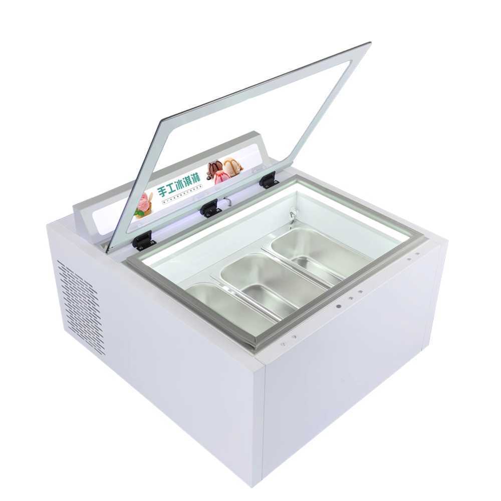 젤라또 쇼케이스 아이스크림 냉동고 매대 보관 냉장고 - 상세 이미지 5